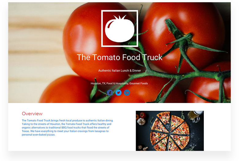 Fundraising Summary The Tomato Food Truck
