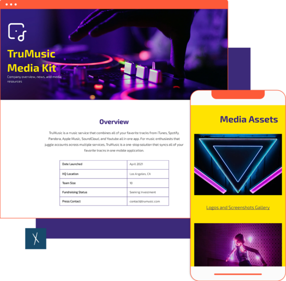 Music Startup Media Kit