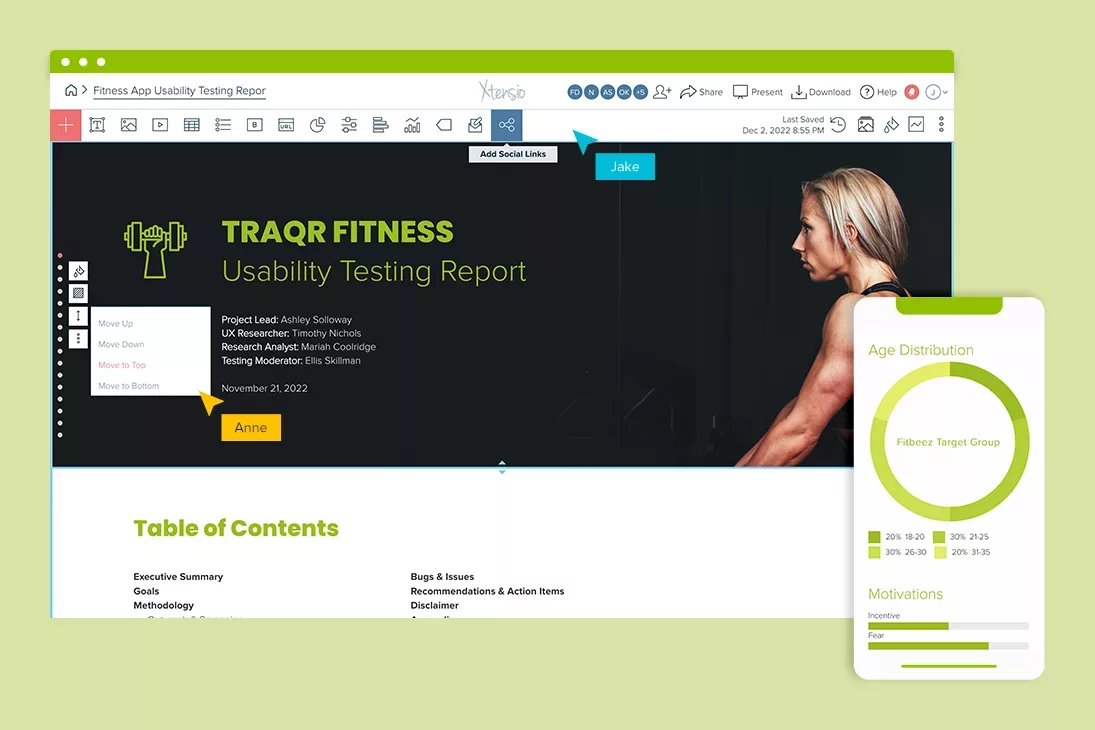 Usability Testing Report Fitness App