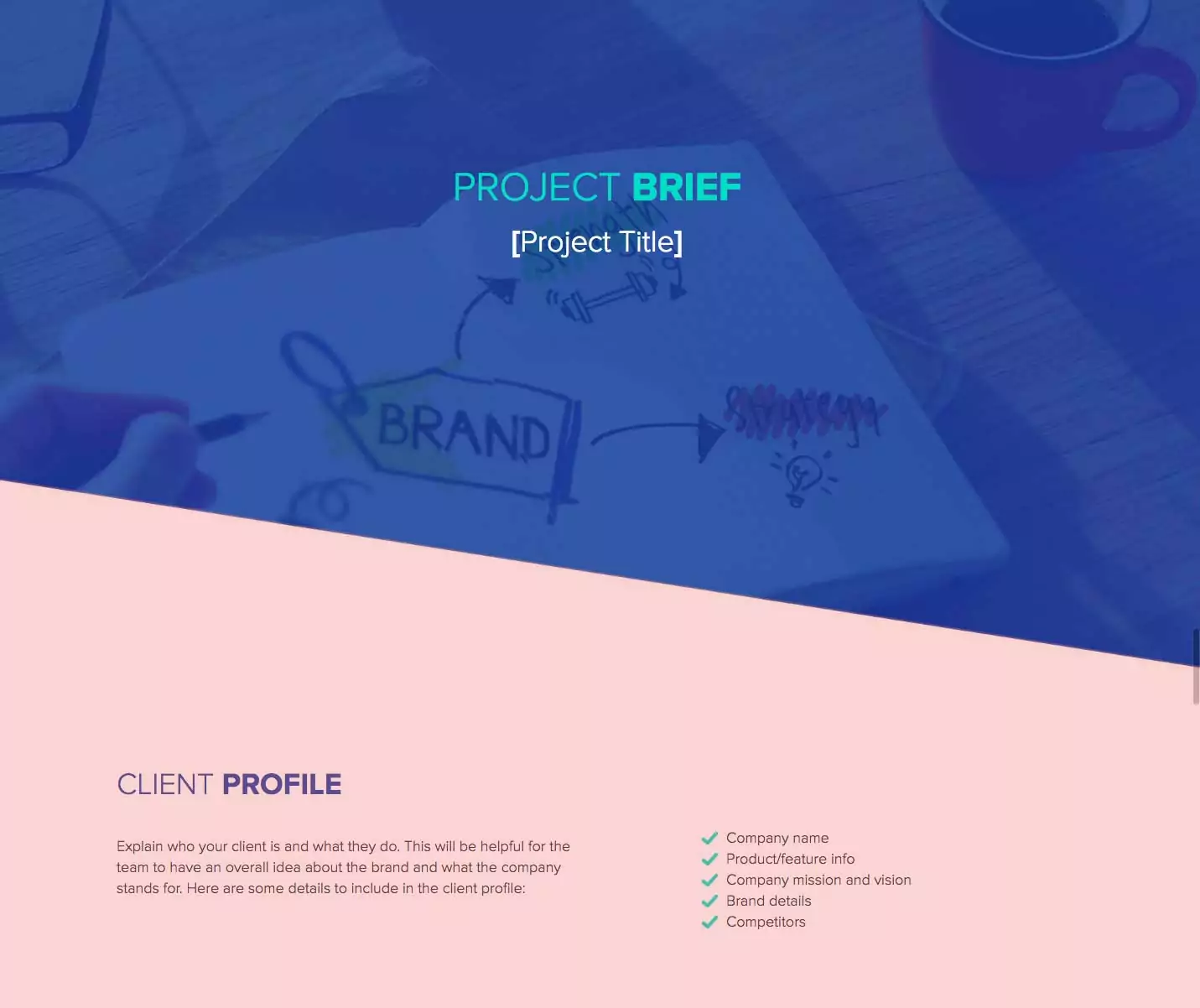 How To Write A Project Brief , Company Profile