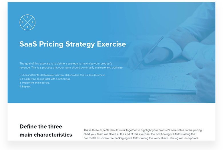 SaaS Pricing Strategy Template