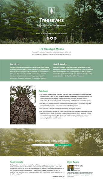 Environmental Company One Pager Template  