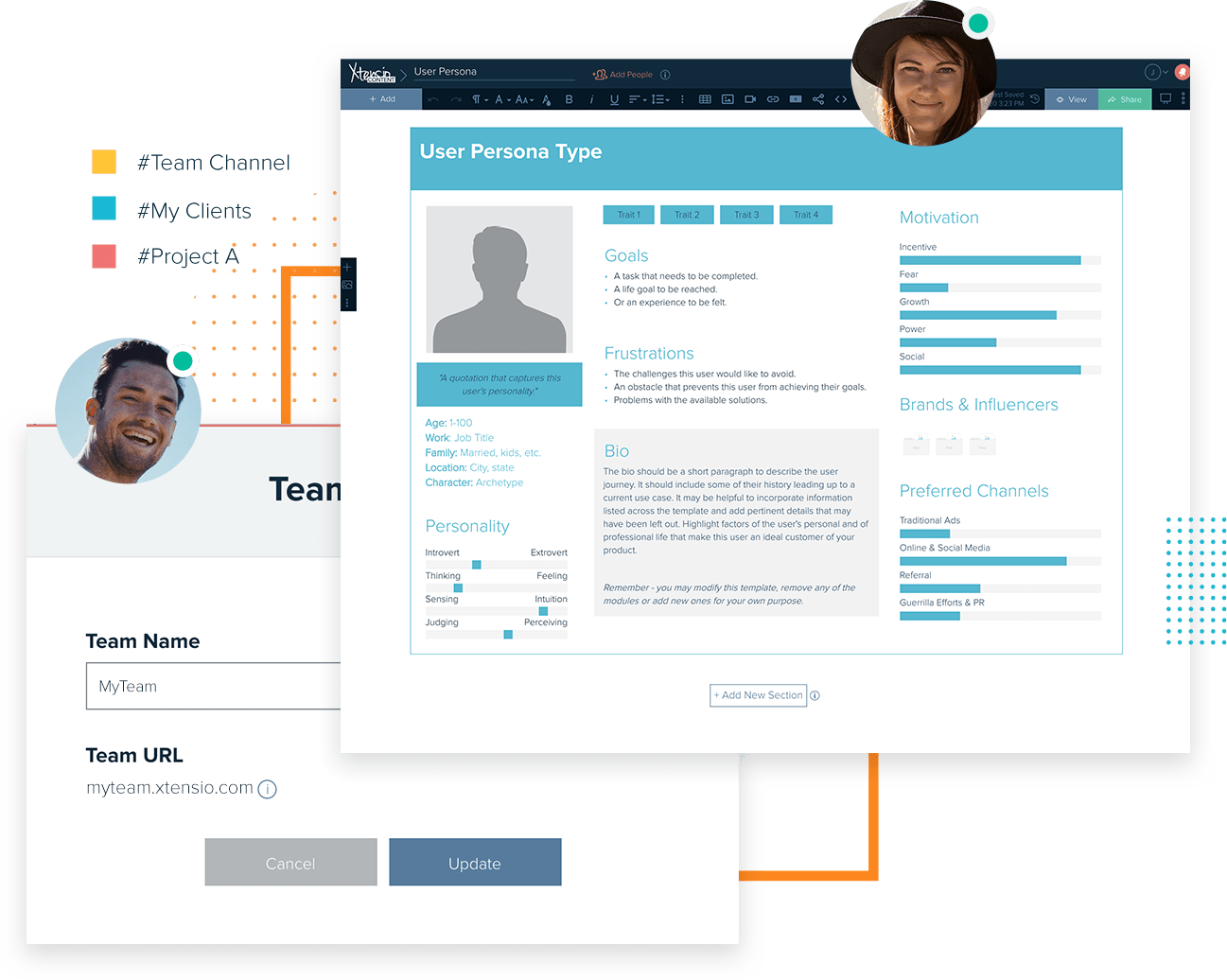 Xtensio´s User Persona Template For Design Teams And Create Team Module Among Other Features.