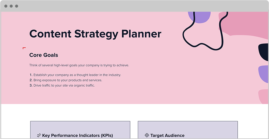 Content Strategy PlannerContent Strategy Planner