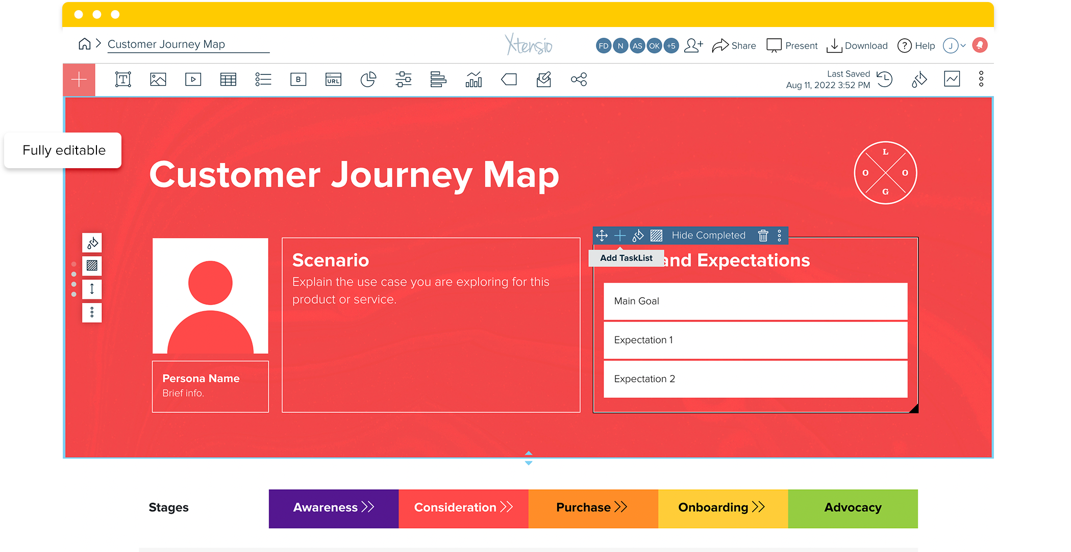 Customer Journey Map | Instructional Template