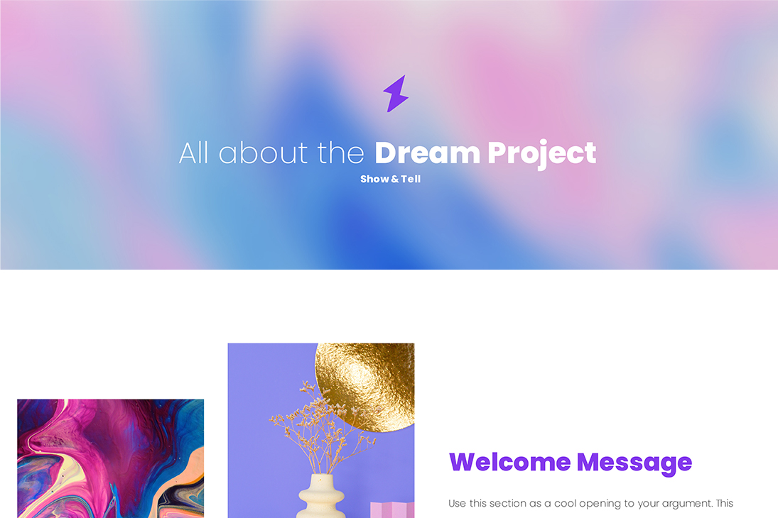 Dream Project Quick Presentation