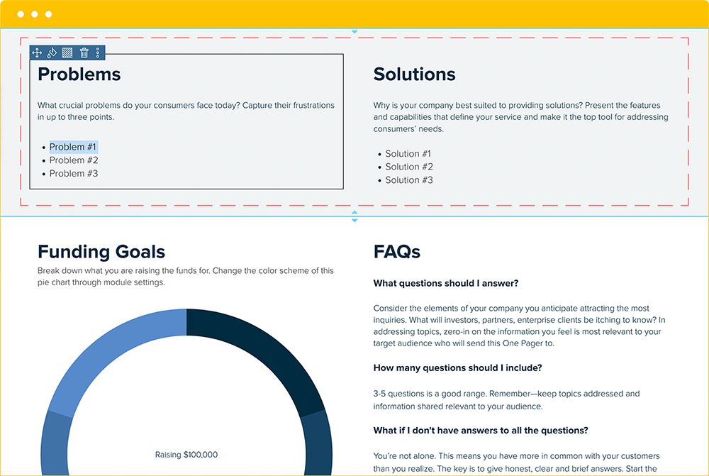 How To Make A One Pager | Problems And Solutions