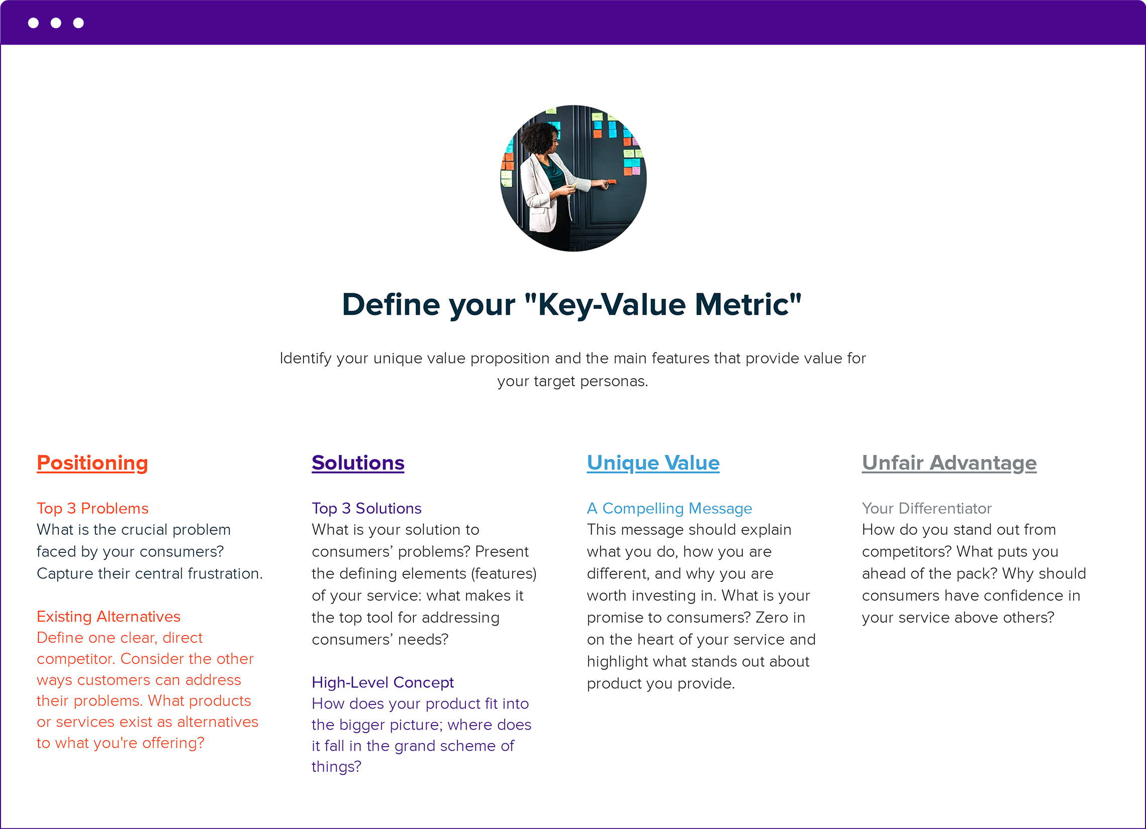 Define Key Value Matric
