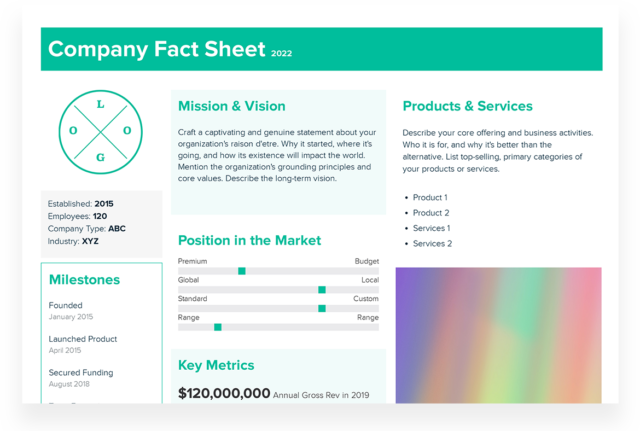 Fact Sheet Template