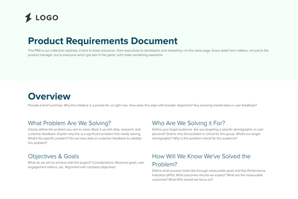How To Create A Product Requirements Document (Comprehensive Guide With Template)