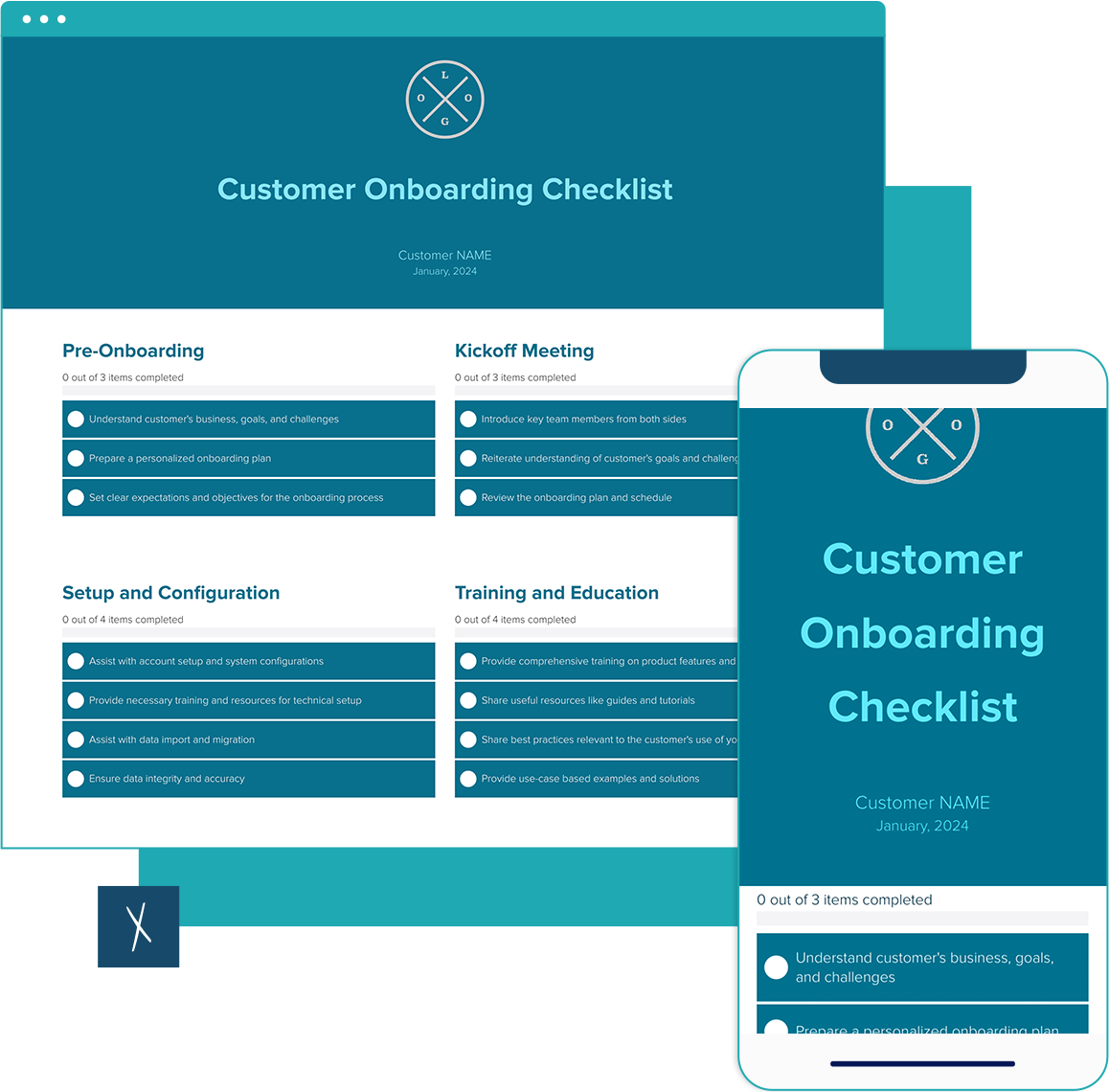 Free Customer Onboarding Checklist Template Xtensio