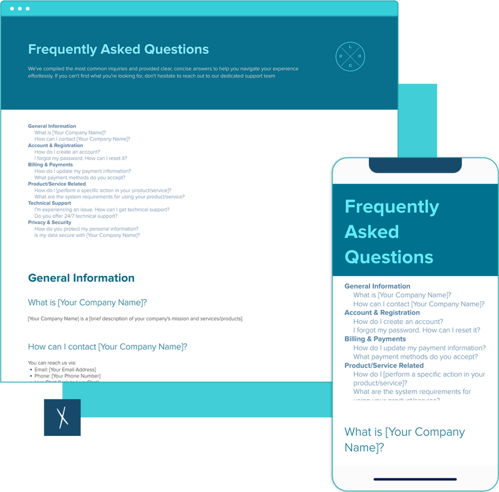 Frequently Asked Questions Template